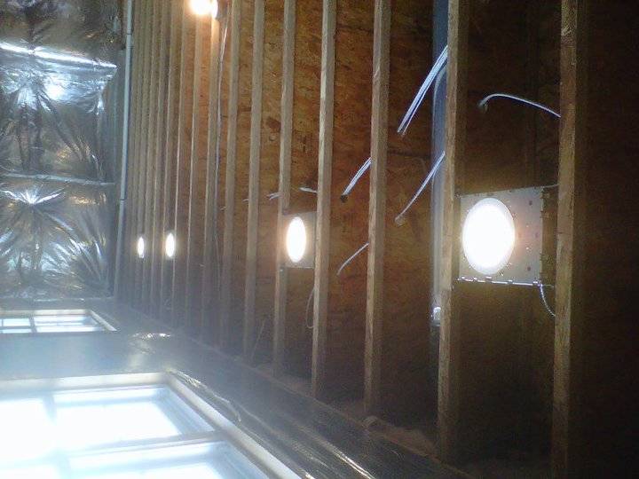 installation commercial lighting